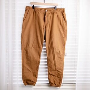 Carhartt Relaxed Tapered Rigby Jogger 40 Brown Canvas 106889 Utility Workwear